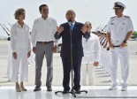 El presidente de El Salvador, Salvador Sánchez Cerén, fue el tercer jefe de Estado en llegar a Cartagena para asistir a la firma del acuerdo de paz entre el Gobierno colombiano y las Farc. FOTO AFP 