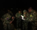 Las tropas del Ejército desembarcaron en la noche en la zona tras el bombardeo. FOTO EJÉRCITO