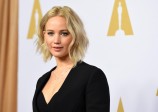 Jennifer Lawrence, nominada a Mejor actriz principal por Joy llegó a la gala de los actores. FOTO AP