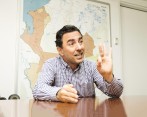 Jorge Londoño de la Cuesta, gerente de EPM, se comprometió en mejorar la comunicación con los ciudadanos y en “manejar con responsabilidad la plata de la empresa”. FOTOs Mario Valencia Pineda