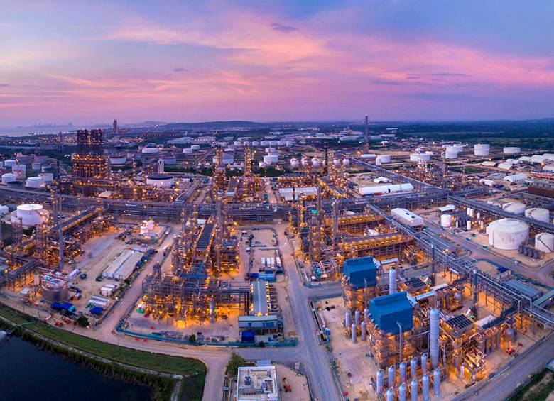 Reficar es la fábrica más grande de Colombia. FOTO CORTESÍA REFICAR