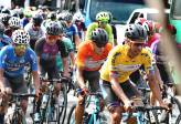 Durante el circuito, el campeón realizó un recorrido tranquilo antes de iniciar el ascenso a Santa Elena. FOTO CORTESÍA FEDECICLISMO 