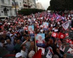 Abdelfattah Mourou, del Partido del Renacimiento, es uno de los favoritos para ganar estas segundas elecciones democráticas de Túnez desde que el país vivió la Primavera Árabe. FOTO Reuters