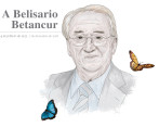 Homenaje a expresidente Belisario Betancur en premio El Colombiano Ejemplar. 