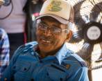 Joaquín Gómez, del secretariado de las Farc y comandante por varios años del Bloque Sur de ese grupo, asiste a la décima conferencia, en los Llanos de Yarí (Caquetá). FOTO Esteban Vanegas