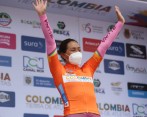 Pedalista ecuatoriana asume liderato de la Vuelta a Colombia