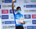 Nelson Soto, ganador de la cuarta etapa de la Vuelta a Colombia. FOTO TOMADA DE TWITTER @TierraDeAtletas
