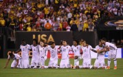 Angustia, tenían los jugadores colombianos. FOTO AFP