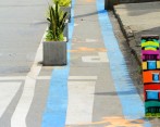Así luce el corredor peatonal de la Red Caminera que se entregó el mes pasado en El Poblado. FOTO CORTESÍA SECRETARÍA DE MOVILIDAD DE MEDELLÍN
