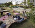 La etapa 1A de Parques del Río, ubicada en la franja occidental, fue entregada en agosto de 2016. FOTO Manuel saldarriaga