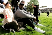 Reuters La leyenda de la NBA, Michael Jordan, acompaña al equipo estadounidense.