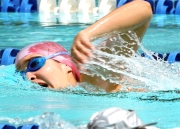 Juan Antonio SánchezLos nadadores del Valle, como Marcela Martínez, se han preparado para disputar con todo el Interligas, y serán duros contendores ante Bogotá.