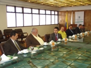 El gobernador Aníbal Gaviria preparó la agenda de trabajo para las sesiones de la Asamblea de Antioquia que comenzarán el próximo primero de marzo, con los 15 diputados de la coalición de Gobierno.