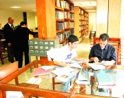 Hernán VanegasEn la biblioteca judicial, en el cuarto piso del edificio de la justicia, estudiantes de las ramas del Derecho pueden hacer consultas especializadas. Los abogados también buscan fallos de las distintas cortes que se consideran jurisprudencia. Es un espacio abierto para la gente de Antioquia.