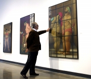 AP El maestro antioqueño Fernando Botero abre este martes su exposición sobre Abu Ghraib en Estados Unidos.