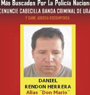 Rendón encabeza listas de los más buscados por autoridades.