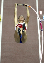 AP La rusa Yelena Isinbáyeva, reina de la pértiga.
