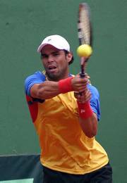 Alejandro Falla, el mejor tenista colombiano en la ATP.