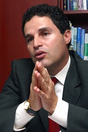 Gobernador de Antioquia, Aníbal Gaviria Correa.