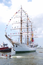 Colprensa El buque Gloria es uno de los símbolos de Colombia en el mundo.