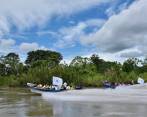 La Defensoría recorrió el río Naya. FOTO DEFENSORÍA