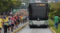 El último colombiano en ganar la Maratón de Medellín fue Diego Colorado y, en damas, de Carolina Tabares, del Equipo Porvenir, en 2012. FOTO ROBINSON SÁENZ