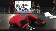 Todos al ring del Gran Debate Final a la Gobernación. FOTO EDWIN BUSTAMANTE