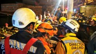 Ocho horas continuas de rescate permitieron hallar tres personas con vida bajo los escombros. FOTOS CORTESÍA DAGRD
