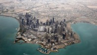 Vista aérea de la zona diplomática de Doha, Qatar. FOTO Reuters