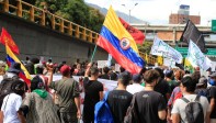 Marchas del 21 de octubre en Medellín. FOTO JUAN ANTONIO SÁNCHEZ
