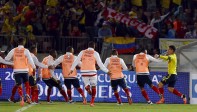 Tras el empate, la Selección aumentó su presencia en campo rival y Chile perdió el control del balón. FOTO Reuters
