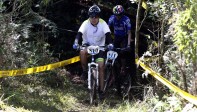 Fabio Castañeda y Ashlie Hinestroza en la categoría Élite, fueron los grandes ganadores de la prueba de Cross Country de Ciclomontañismo del Clásico El Colombiano Indeportes Antioquia 2015, que se corrió este domingo en el Recinto Quirama de Rionegro. FOTO MANUEL SALDARRIAGA.