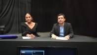 Los moderadores Mabel Lara y Felipe Morales. FOTO ESTEBAN VANEGAS