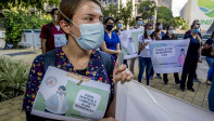 Con la protesta, los profesionales de la salud le exigieron al Ministerio de Salud mejoras en el Sistema Nacional de Residencias Médicas (SNRM). FOTO JUAN ANTONIO SÁNCHEZ OCAMPO