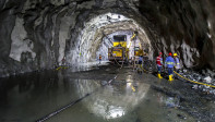 La construcción del túnel hace parte del proyecto de la Autopista Mar 1, una de las autopistas de la Prosperidad. Foto Juan Antonio Sánchez Ocampo