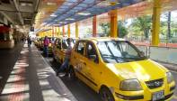 Poco movimiento se vivió este fin de semana en las terminales de transporte. La terminal del Sur y Norte tuvieron poca afluencia de viajeros. FOTO JAIME PÉREZ