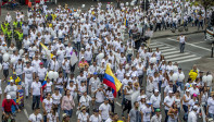  La marcha salió desde el Parque de los Deseos y terminó en el parque de Las Luces. Foto Juan Antonio Sánchez Foto Juan Antonio Sánchez