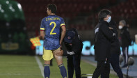 La lesión de Medina perjudicó notablemente el buen inicio del equipo. Foto AFP