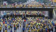 Cerca de 13 mil atletas de 39 países hicieron parte de la Maratón de las Flores. FOTO ROBINSON SÁENZ