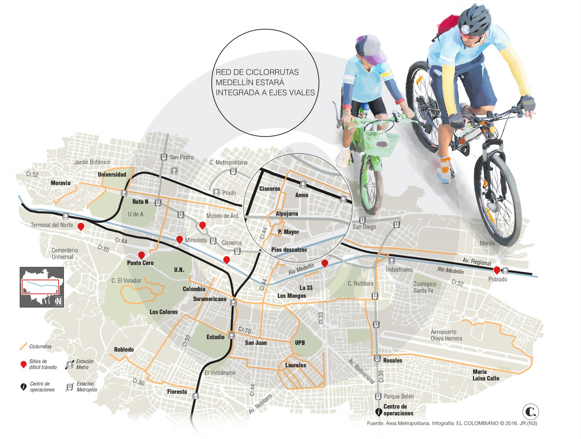 Medellín, con el reto de masificar la bicicleta