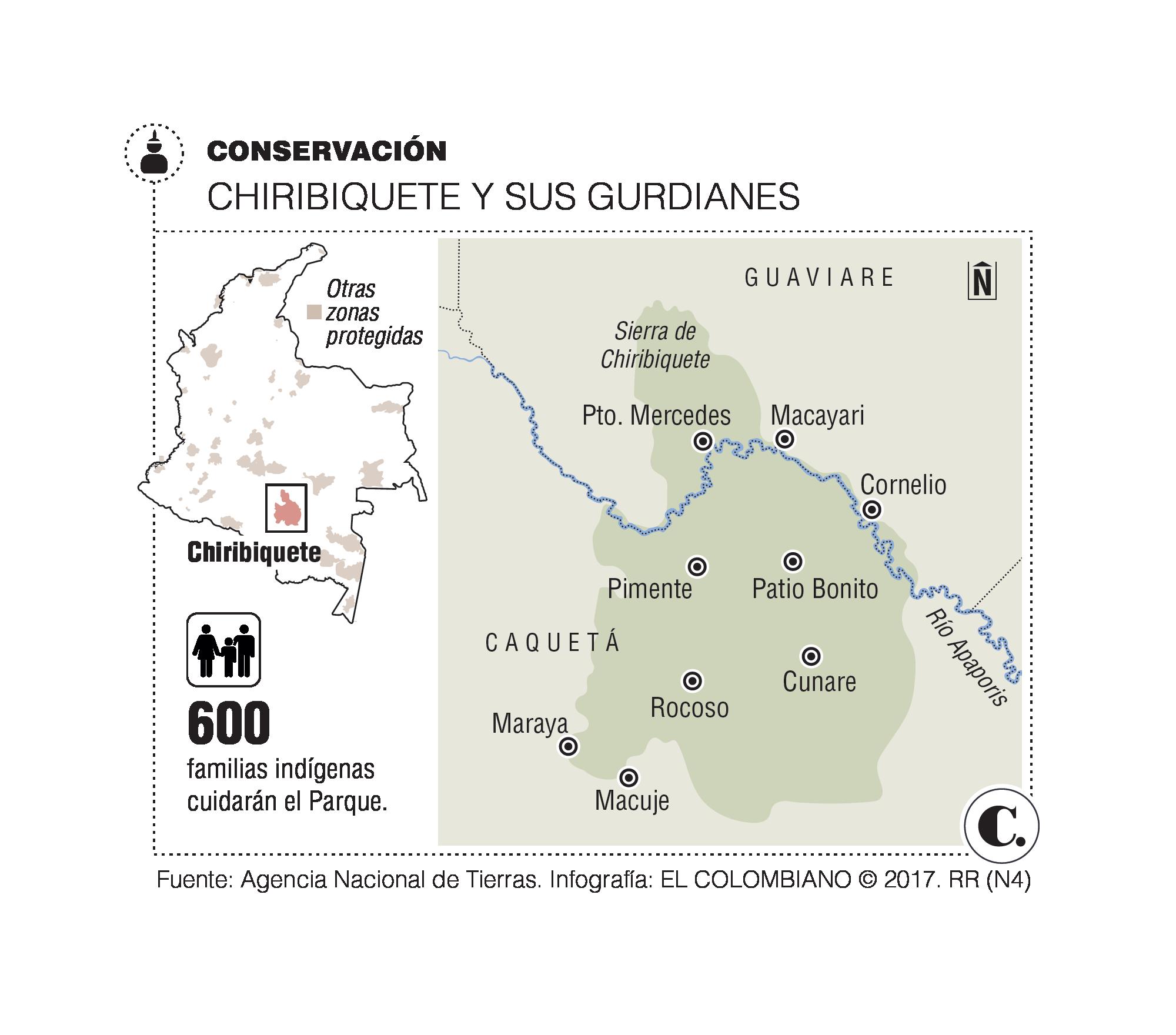Indígenas de la Amazonia custodiarán Chiribiquete 