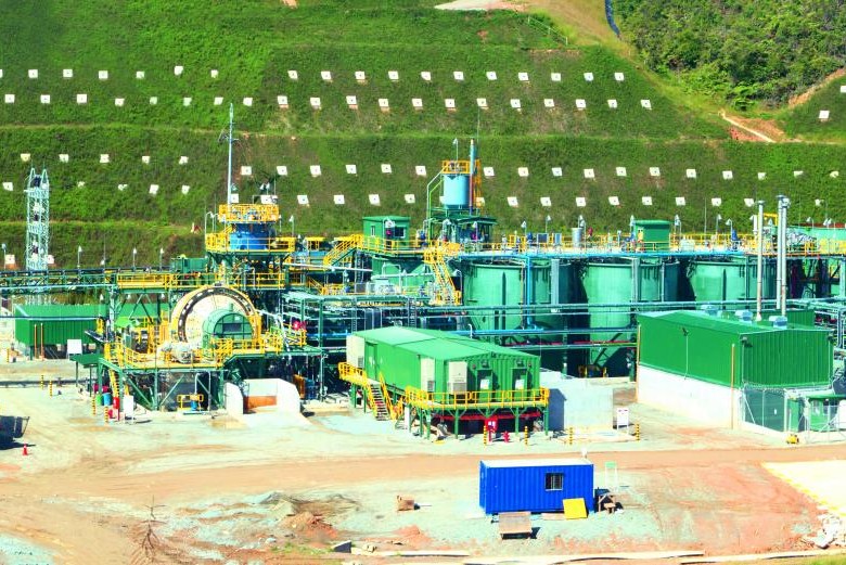 Panorámica de las instalaciones de la mina San Ramón, ubicada en el municipio de Santa Rosa de Osos, en el Norte de Antioquia. FOTOS Cortesía RED EAGLE 