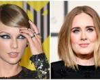 Taylor Swift y Adele en los primeros lugares. FOTOS Archivo AFP y AP