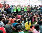 Juegos y canciones infantiles para superar el trauma del tsunami