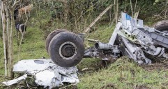 El accidente del avión de Lamia ocurrió en Cerro Gordo. Foto: Robinson Sáenz Vargas