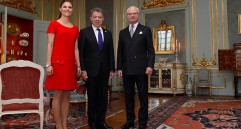 Santos visita Suecia por actos protocolarios del Nobel de Paz. FOTO COLPRENSA