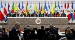 Medellín clausura 49 Asamblea General de la OEA y cede el testigo a Bahamas. Foto: EFE