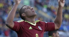 El delantero José Rondón es sinónimo de gol en la Selección de Venezuela que ha crecido en nivel en los últimos años. FOTO ap