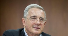 Álvaro Uribe Vélez, senador y expresidente de Colombia. FOTO Emanuel Zerbos