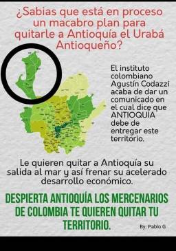 Folleto que está circulando y que el IGAC sostiene que contiene información falsa. Foto: Cortesía IGAC